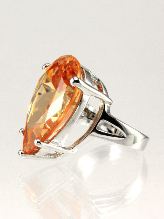 Cubic Zirconia Iconic Oversize Ring