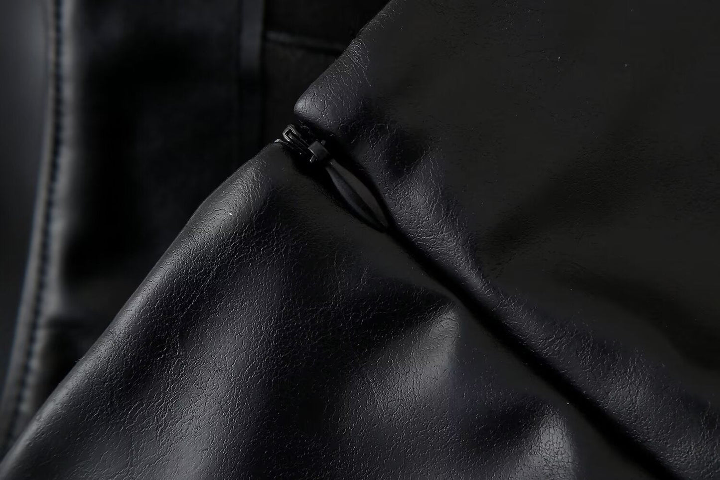 Goods Spring Faux Leather Belt Skirt Chic