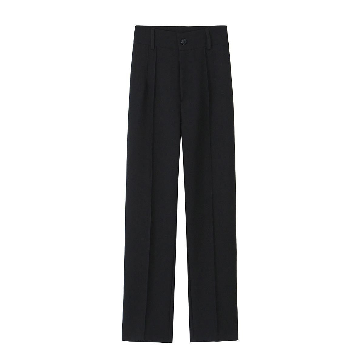 Spring Women Clothing Button Pleated Casual Pants Women