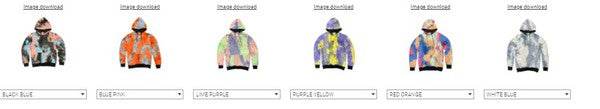 Mens Cotton Tye Dye Hoodie