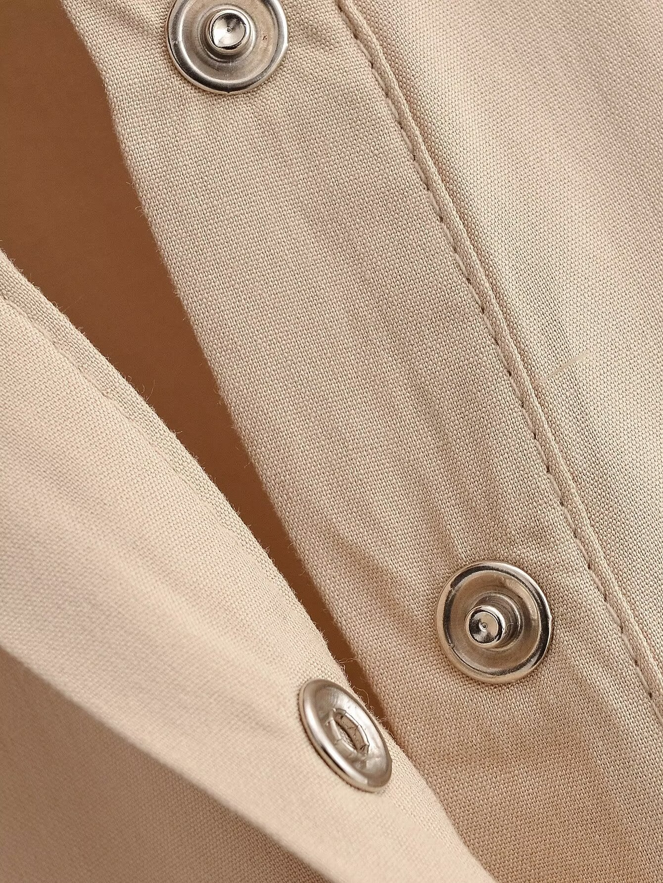 Women Clothing Summer Retro All Match Waist Shirt Pleated Short Office Dress