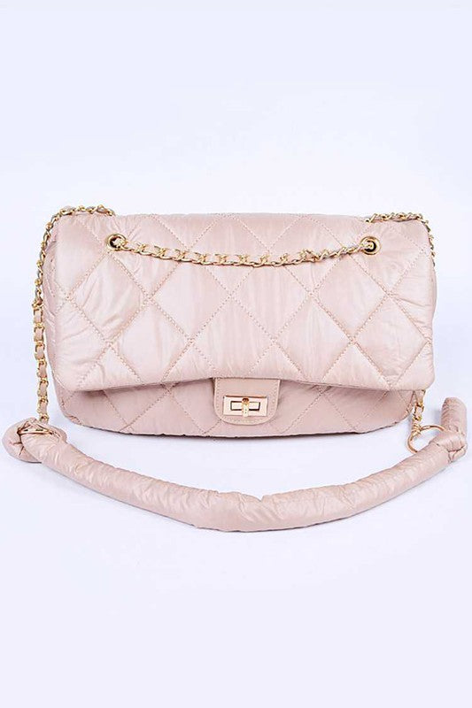Rhinestone Iconic Top Handle Crossbody Bag