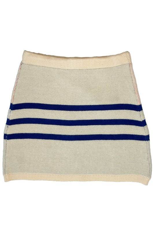 Sunset knit skirt
