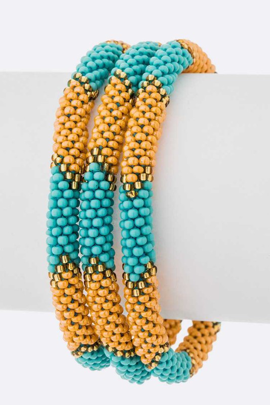 Nepal Roll On Friendship Bracelet Set