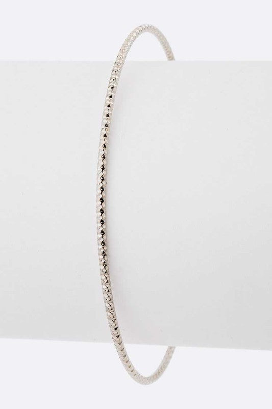 Pearl Tip Dainty Wired Cuff