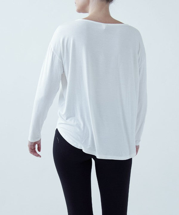 BAMBOO DOLMAN LONG SLEEVE TOP