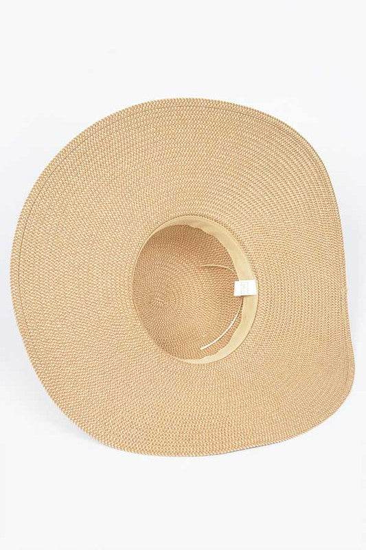 Shell And Pearl Mix Charm Floppy Sun Hat