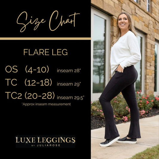The Reese Purple Flare Leggings
