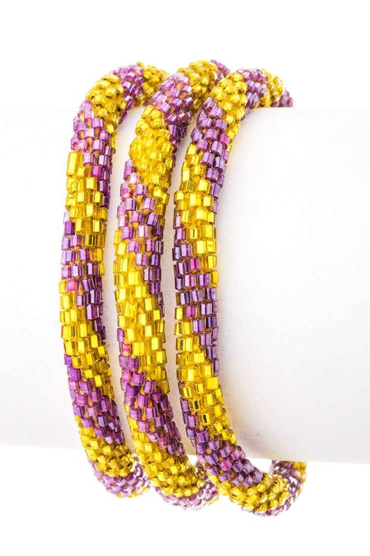 Team Color Nepal Roll On Bracelet Set