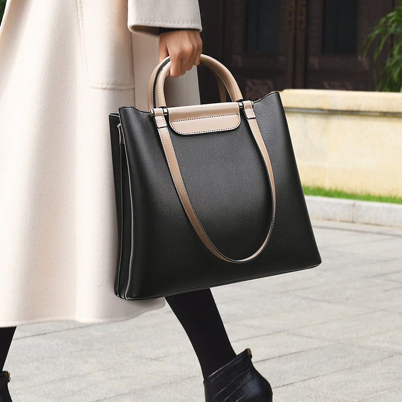 Bag Women Urban Simple Texture Women Tote Bag Autumn Winter Korean Fashionable Women Large Capacity Delivery Handbag
