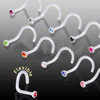 PTFE Nose Screw with Press Fit CZ - Purple
