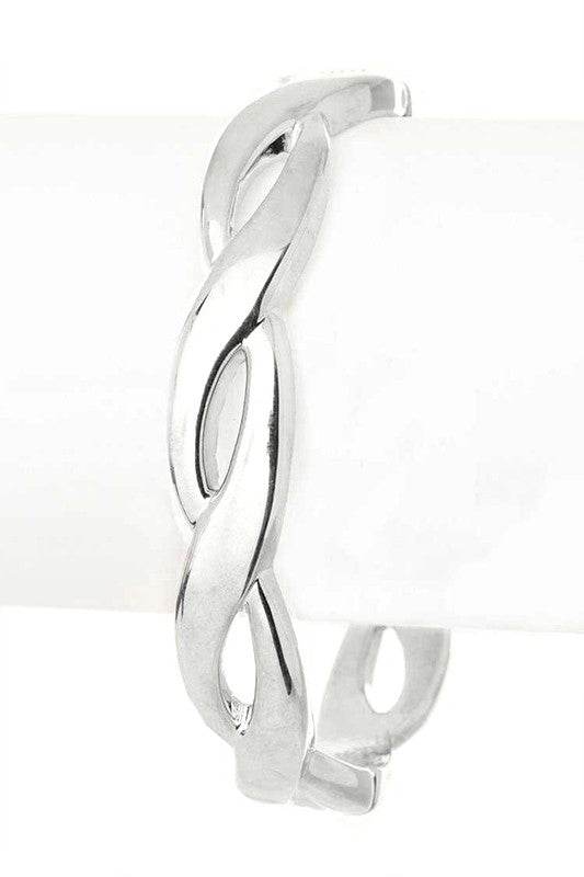 Twist Design Hinge Bangle