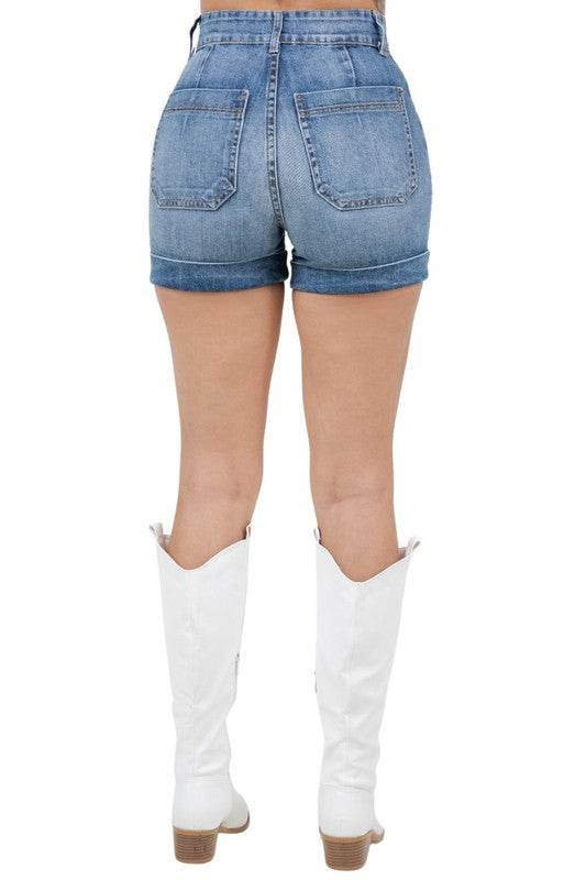 Willow Denim Short in Medium Wash