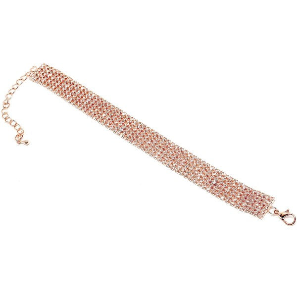 2.5mm 6 Fixed Row CZ Bracelet