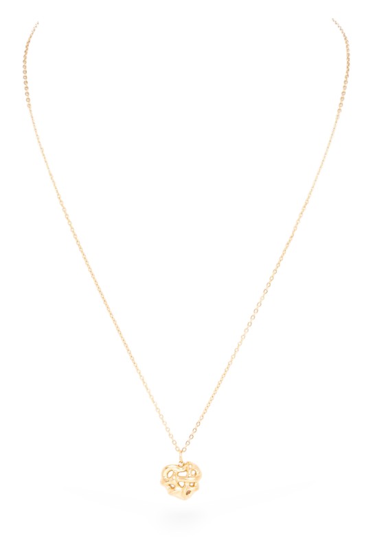 Iconic Heart Pendant Stainless Steel Necklace