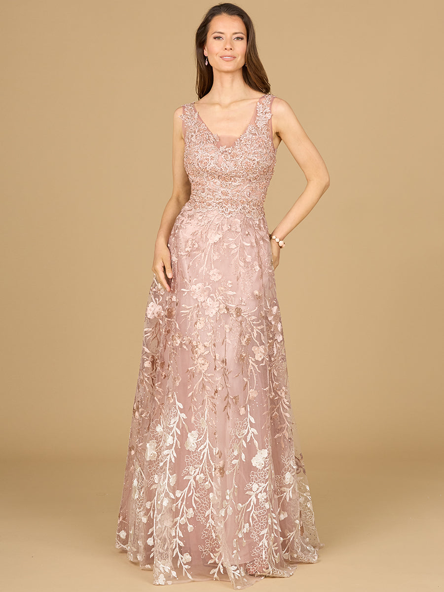 Ombre Lace Ballgown