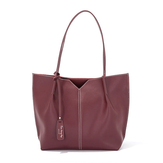 Large Top Handle Hobo Women's Commuter Genuine Leather Tote Shoulder bag Big Capacity H071804
