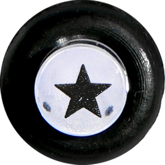 8G Clear Acrylic Glitter Black Star Confetti Taper