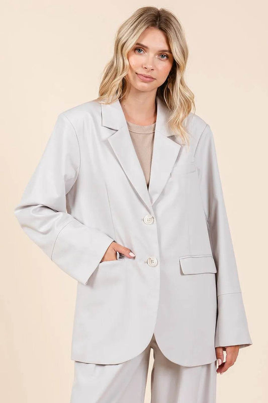 Mittoshop Boyfriend Fit Blazer Jacket