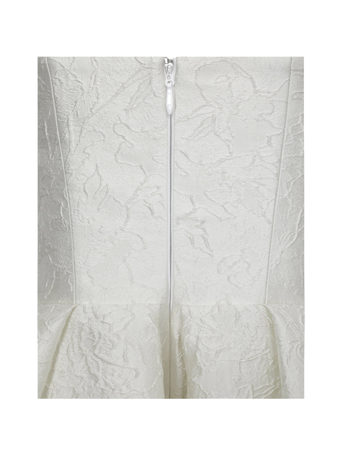Tomika Ivory Jacquard Dipped Hem Wedding Gown (PREORDER)