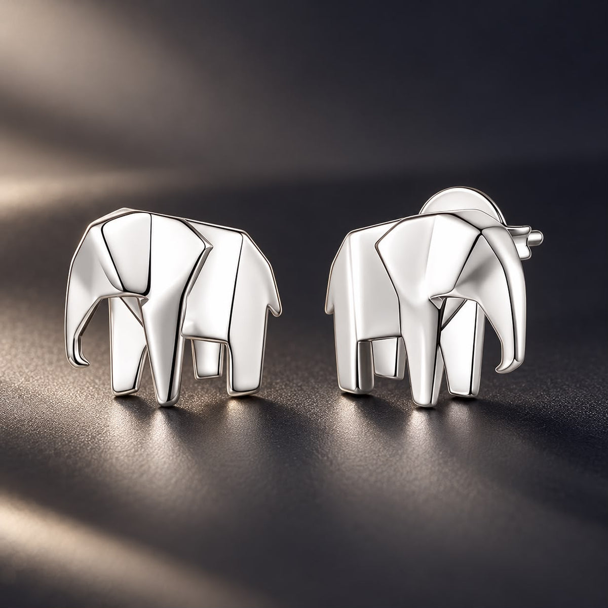 925 Silver Needle White Gold Plated Brass 1.0 x 1.1 cm Earrings for Women
