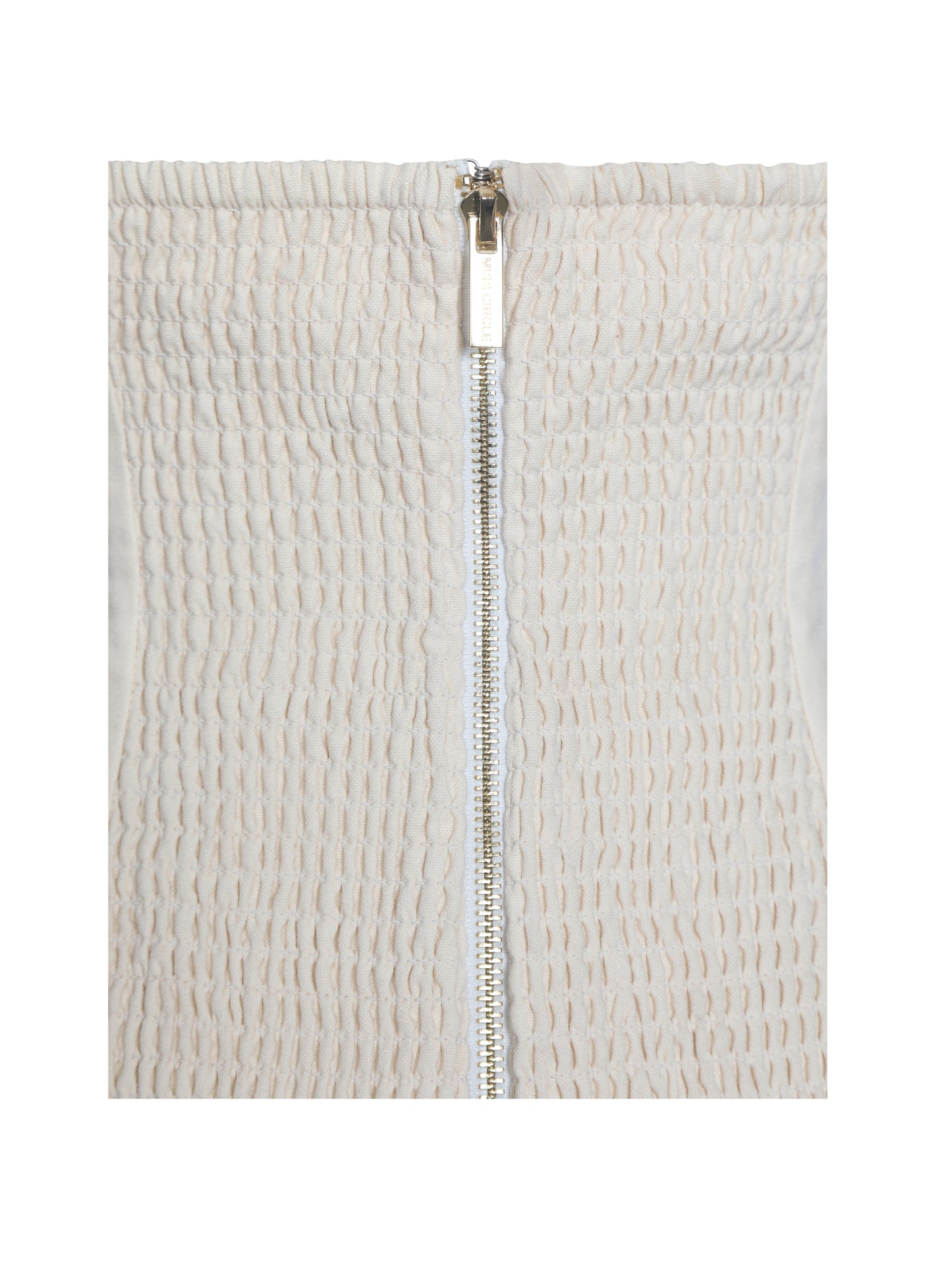 Quinzella Smock Back Halter Neck Linen Top
