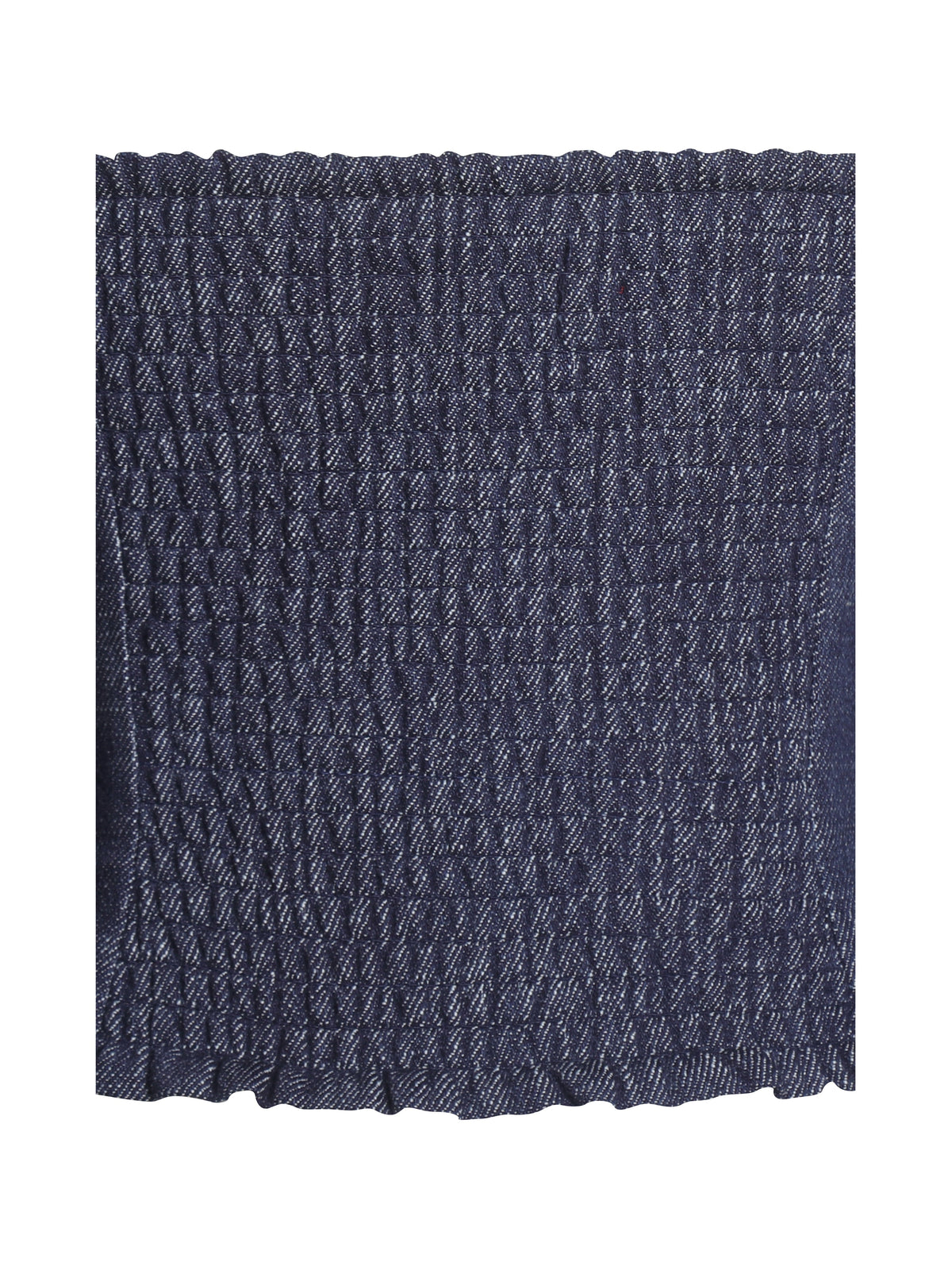 Rafaella Ruched Back Cotton Denim Suit Vest