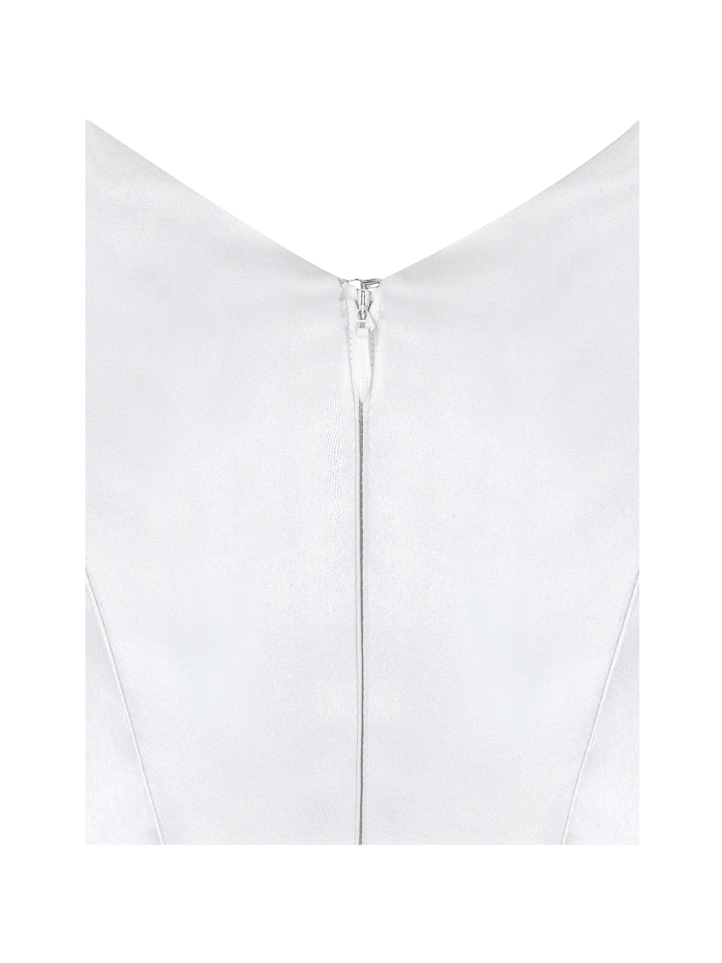 Unna White Satin Bardot Cowl Wedding Gown (PREORDER)