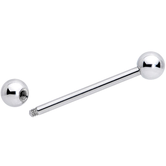 14G 3/4 Stainless Steel Extra Long Barbell Tongue Ring
