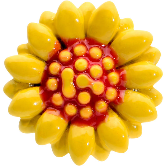 16G 1/4 Happy Sunflower Cartilage Tragus Earring