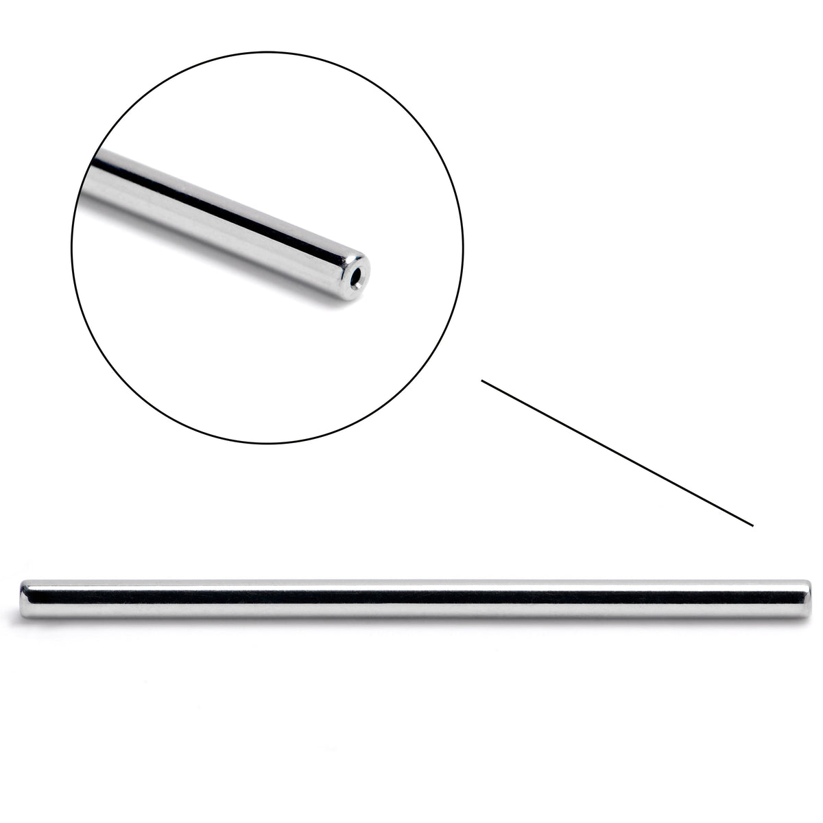 14G 32mm ASTM F-136 Implant Grade Titanium Threadless Replacement Barbell