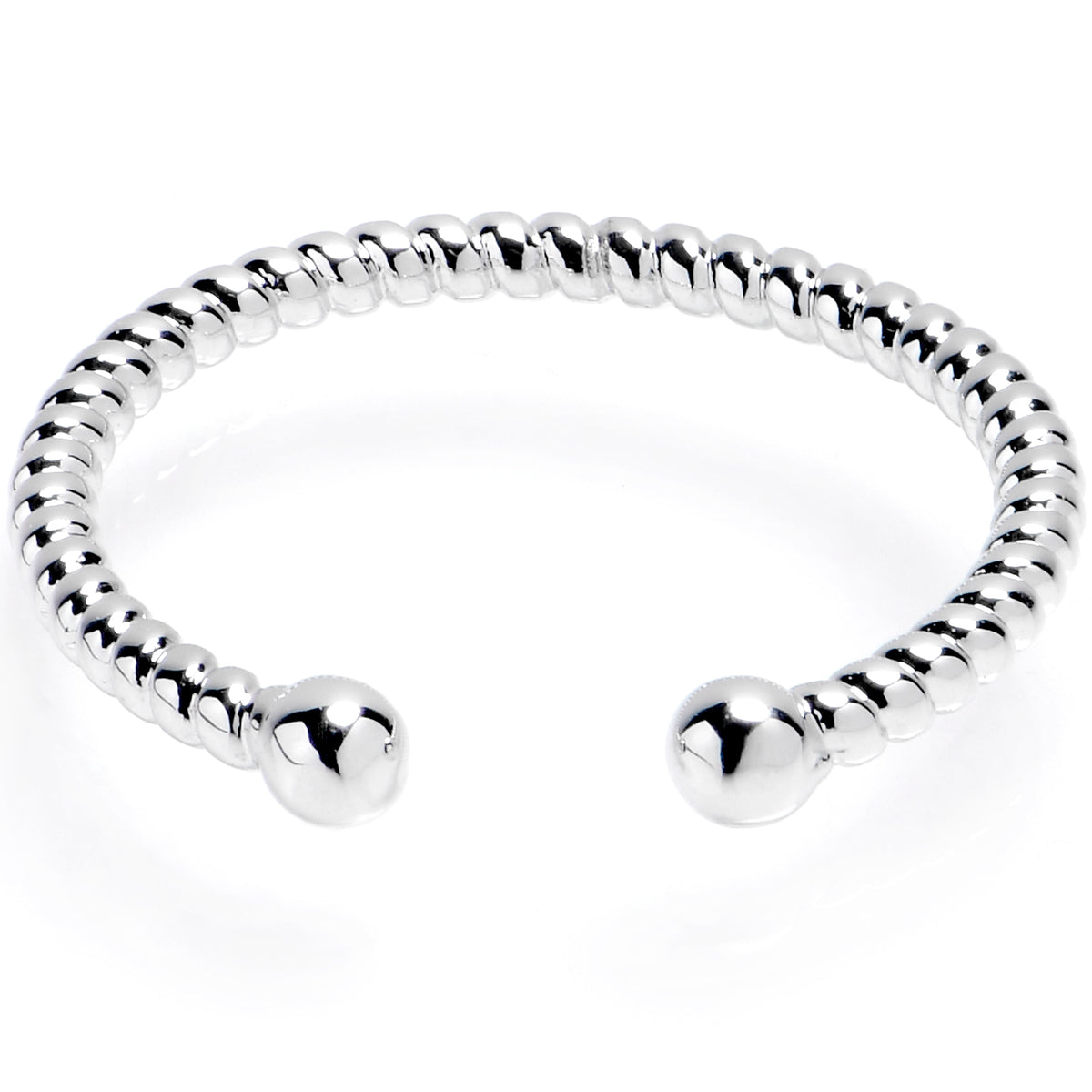 Rope Style Textured Look Adjustable Toe Ring