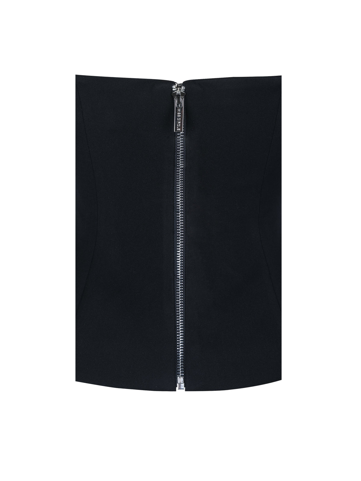 Quinette Black Peplum Top with Beaded Asymmetrical Cape