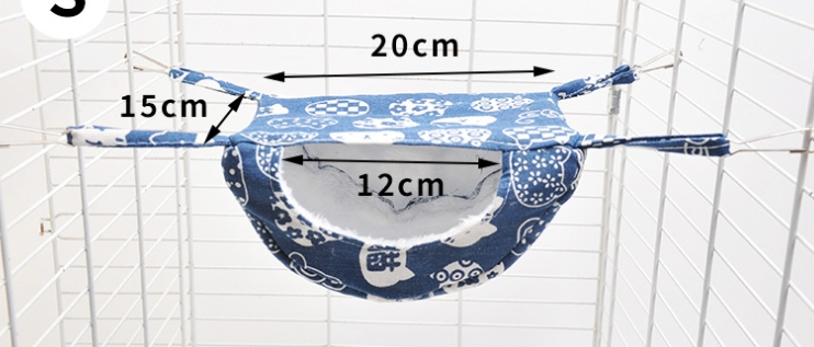 Double-layer canvas hanging nest-lucky cat-1 piece