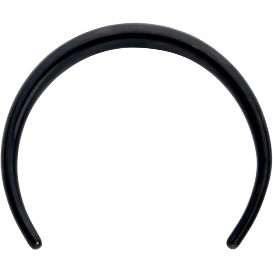 16G 3/8 Black Pincher Crescent Taper
