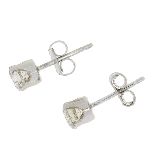 .75ct Diamond Stud Earrings 14KT White Gold