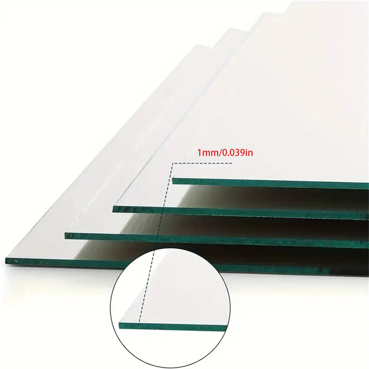 1/3/5pcs Elegant Acrylic Square Mirror Tray Set - 8inch Perfect for Weddings, Showers & Birthdays - Ideal Table Centerpiece & D