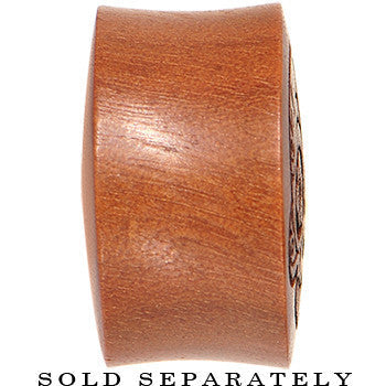 Organic Sawo Wood Butterfly Saddle Plug