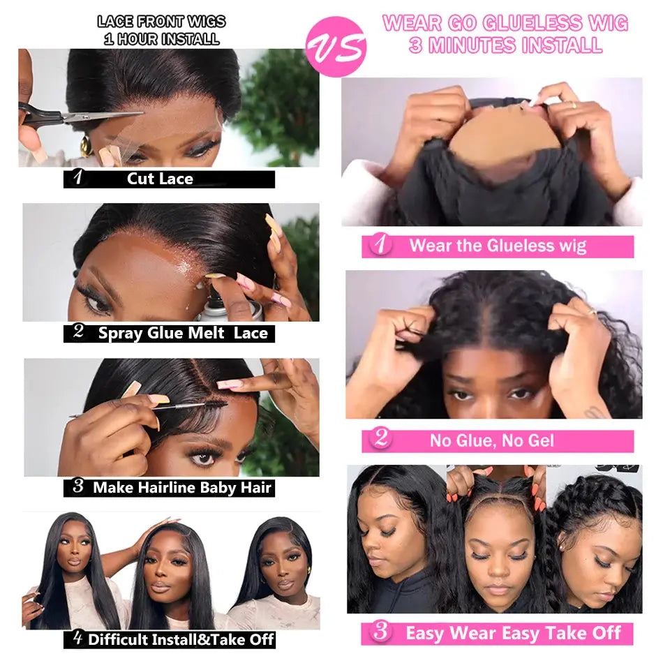 Glueless Jerry Curly Wig | Human Hair | Peruvian | Remy Grade | Ready To Wear | Wear And Go