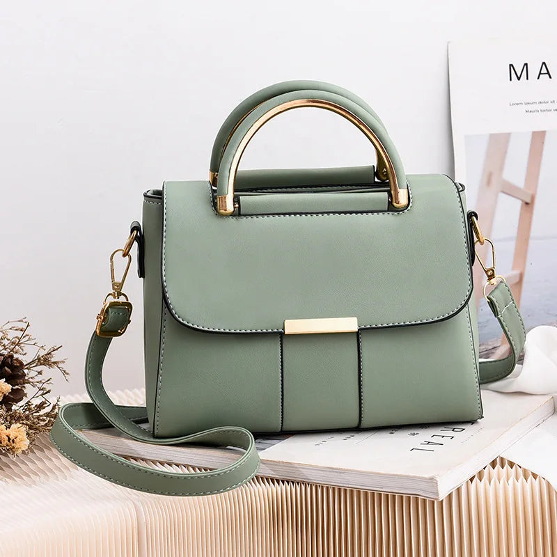 New Fashion Women's Crossbody Shoulder Bag | PU Leather Female Flap Messenger Bag (Small Handbag & New Purse Clutch)