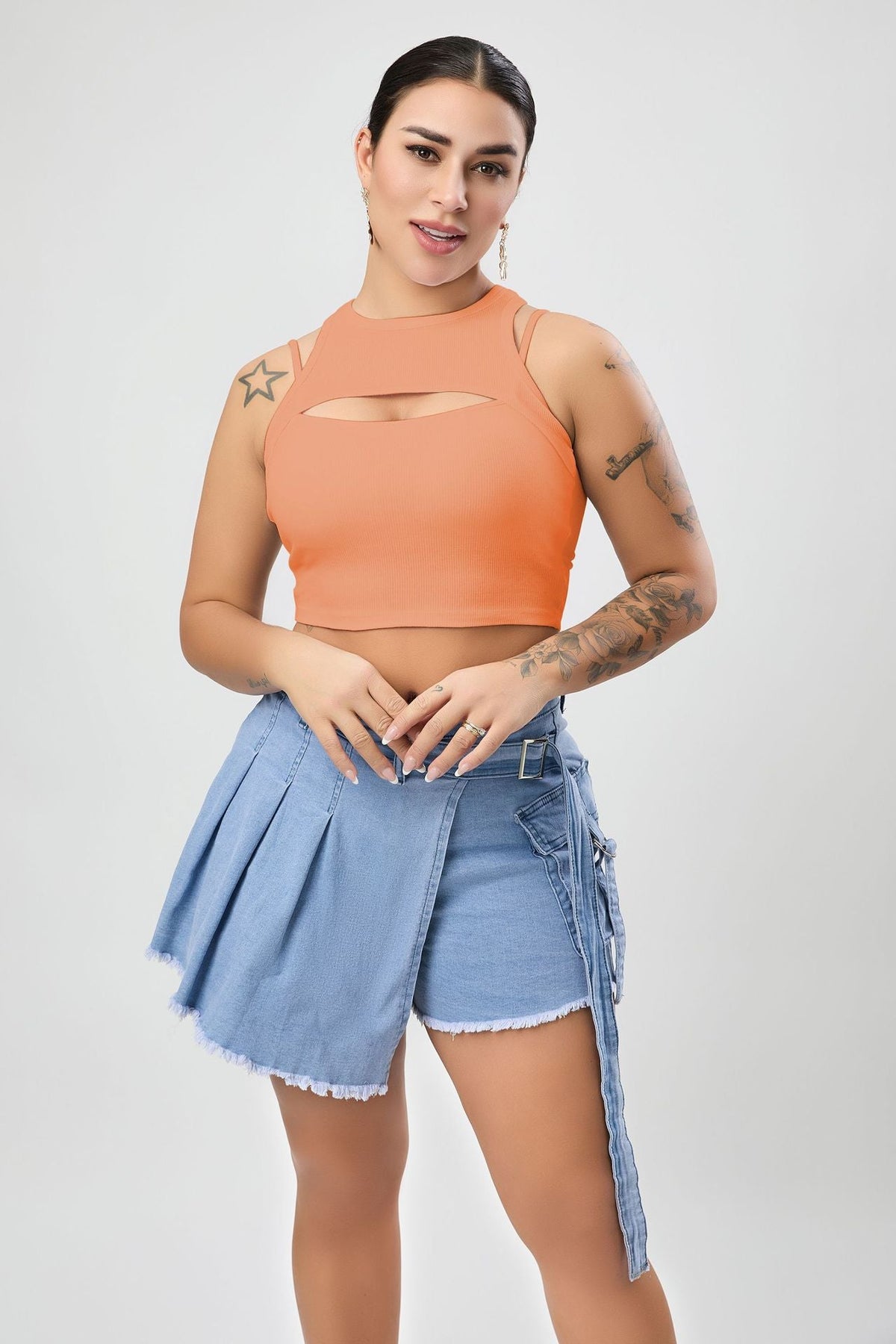 Multi Color Sexy Stretch Hollow Out Cutout Vest Women Sexy Design Blouse Slim Women Clothing