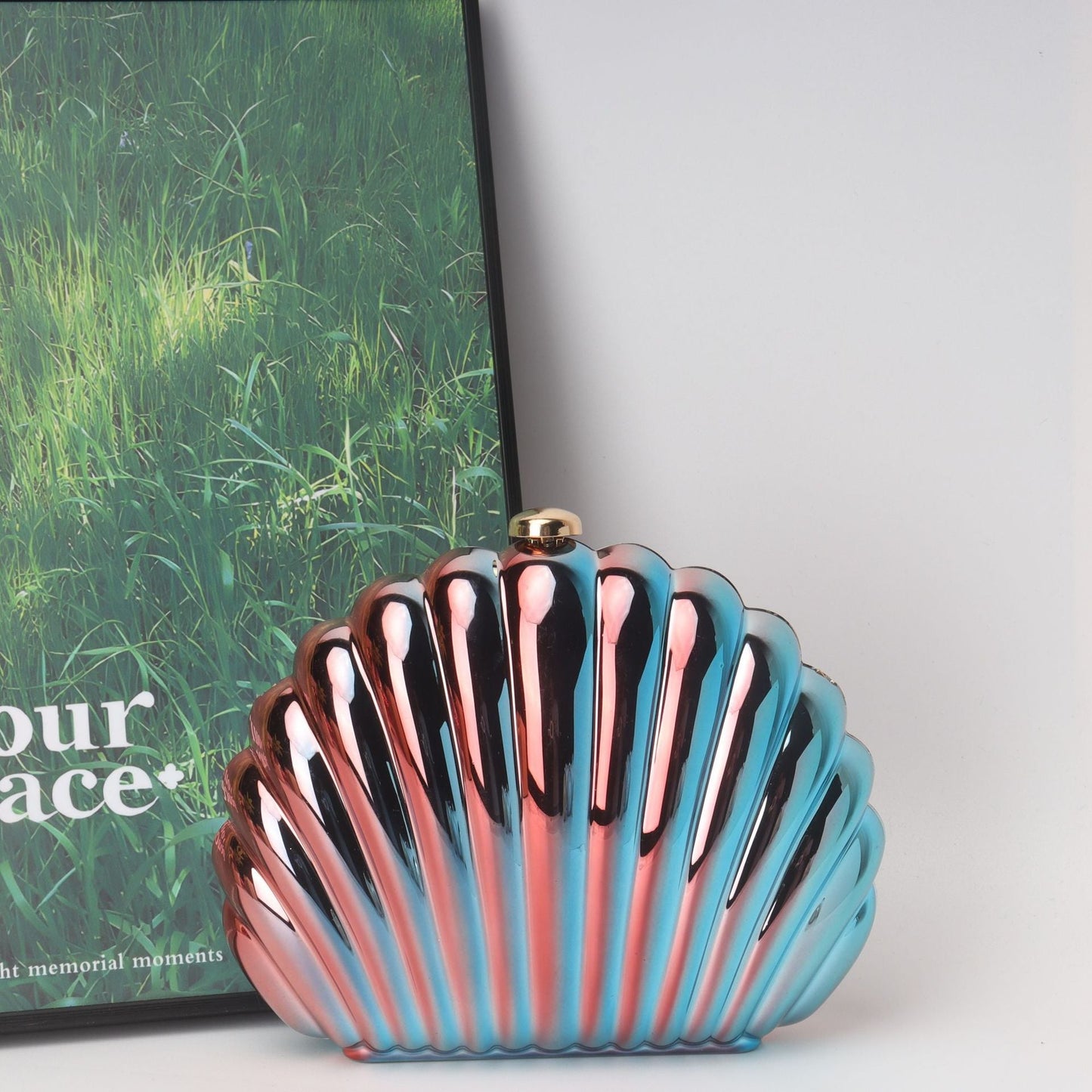 Shell Box Bag, Clutch Purse, Dinner Purse evening Clutch Purse Party