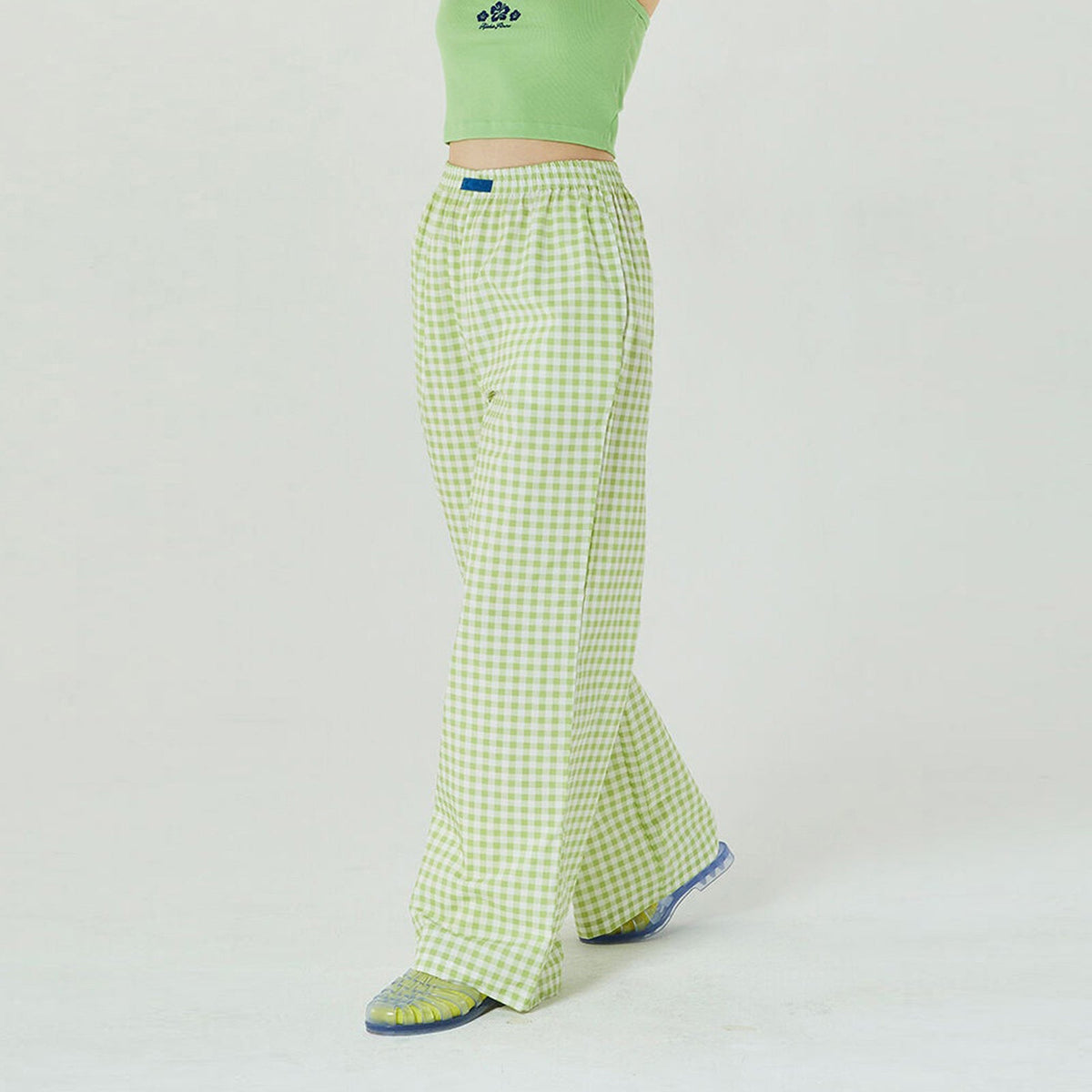 Women Clothing Striped Wide Leg Trousers Casual Street Loose High Waist Trousers