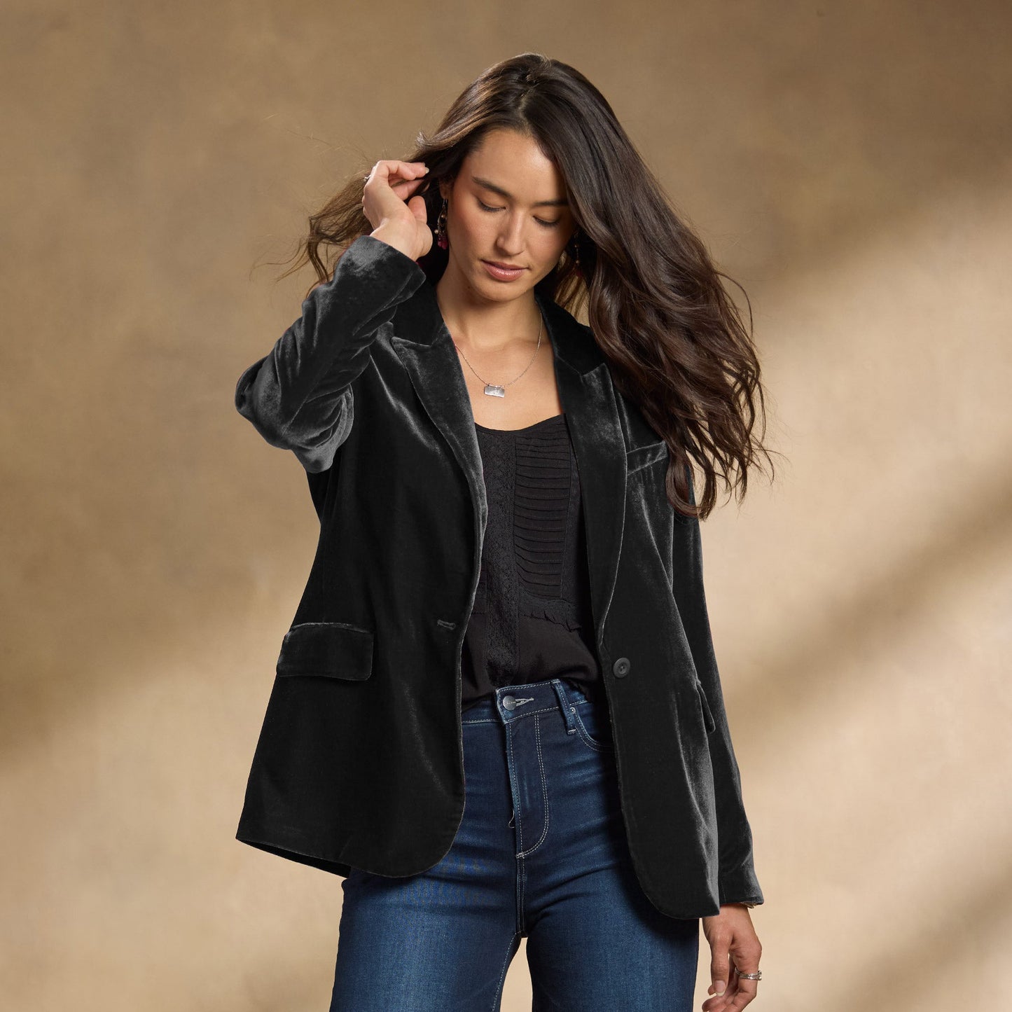 Gold Velvet Small Blazer Women Spring Casual Women Wear Short Blazer
