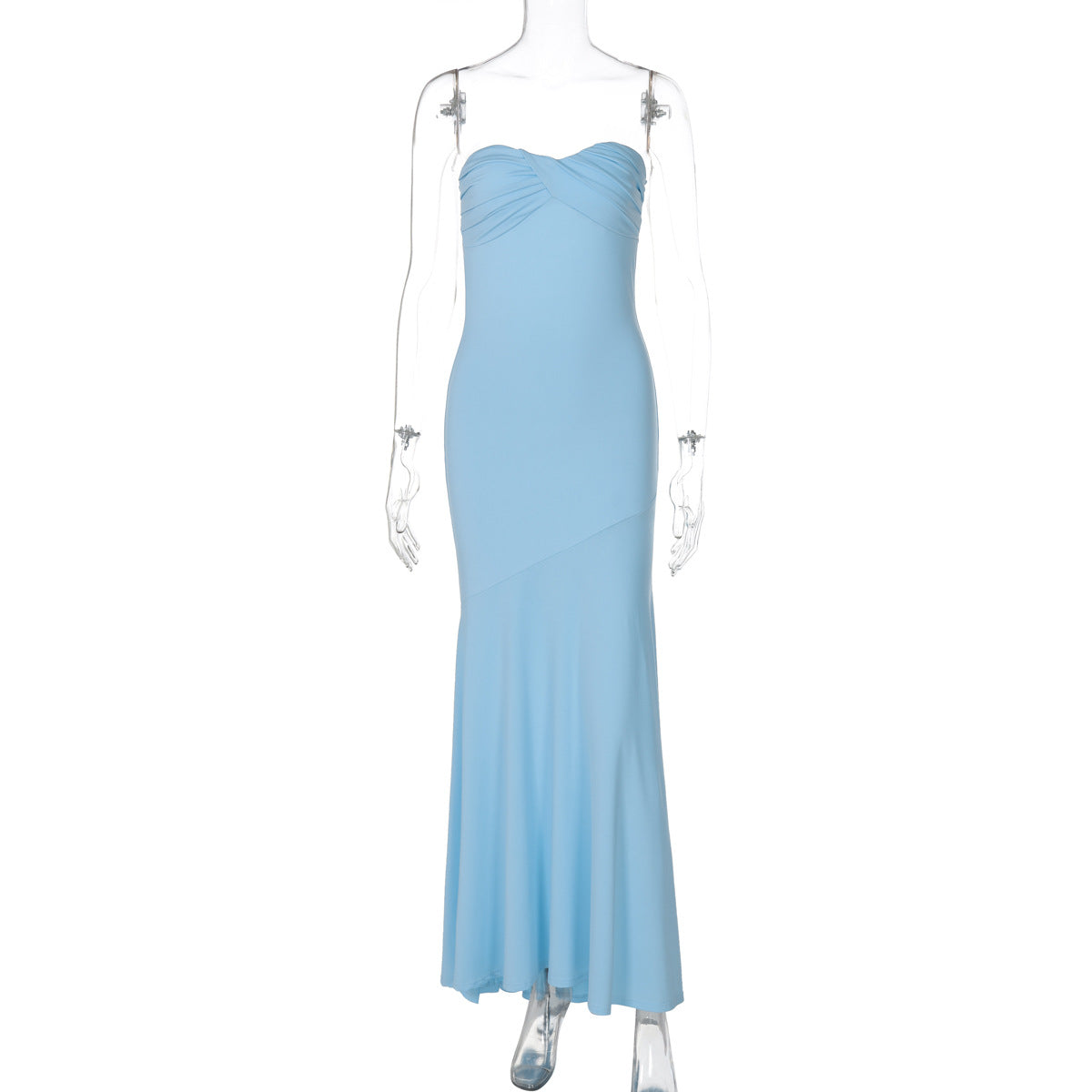 Women Wear Summer Sexy Slim Fit Backless Graceful Tube Top Dress
