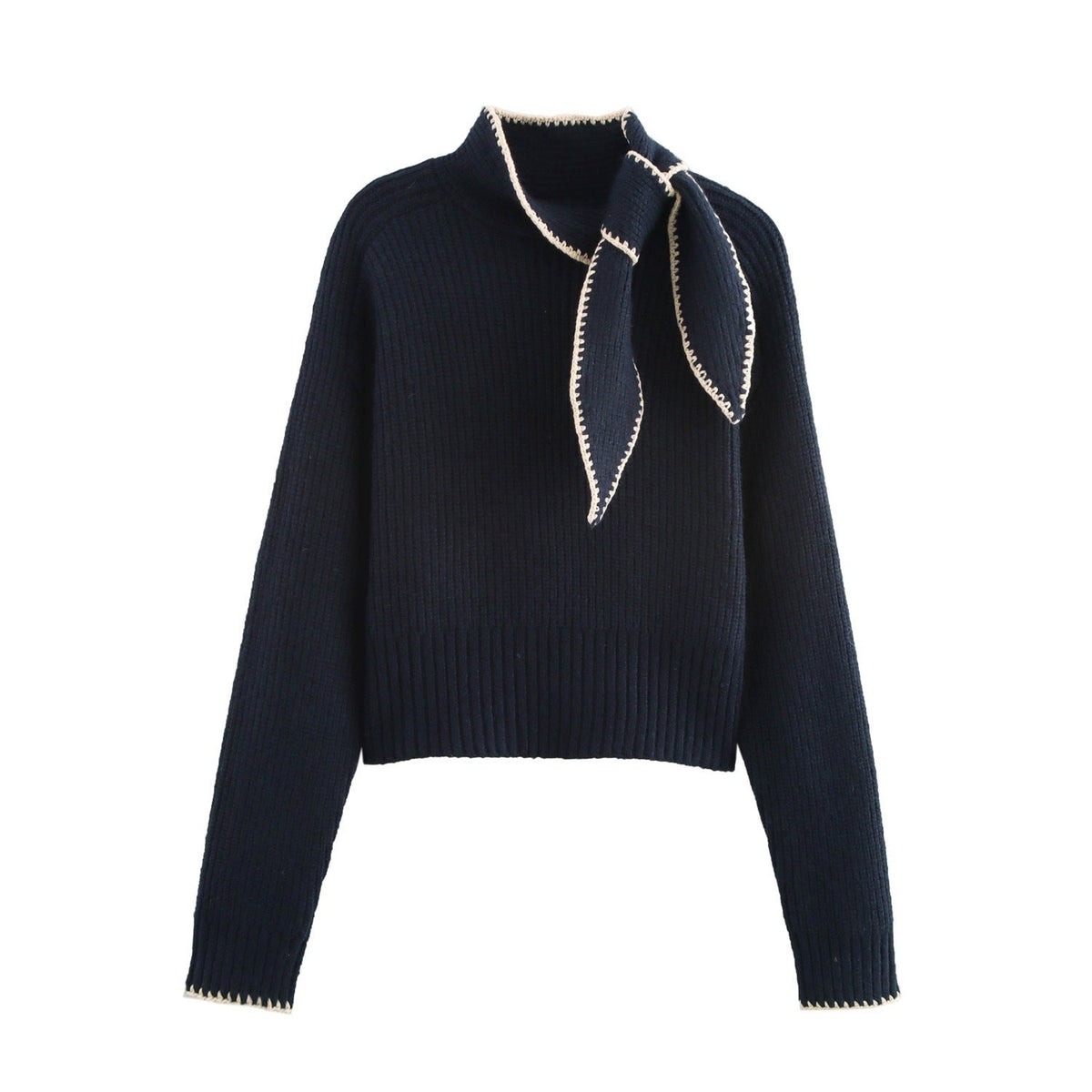 Sweet Bow Detail Knit Sweater