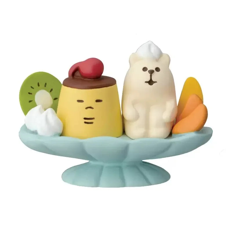 ZAKKA Ornaments Night Market Girl Barbecue Stand Scene Decoration Shooting Props Miniature Resin Cat Birthday Gift Collection