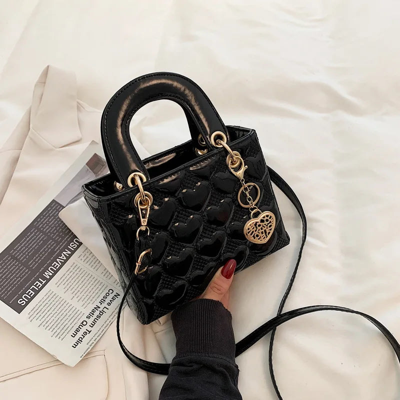 Handbag Women Brand Luxury Totes | High Quality Fashion Classic Quilted Square Handle Bag & Women's Crossbody Shoulder Bags