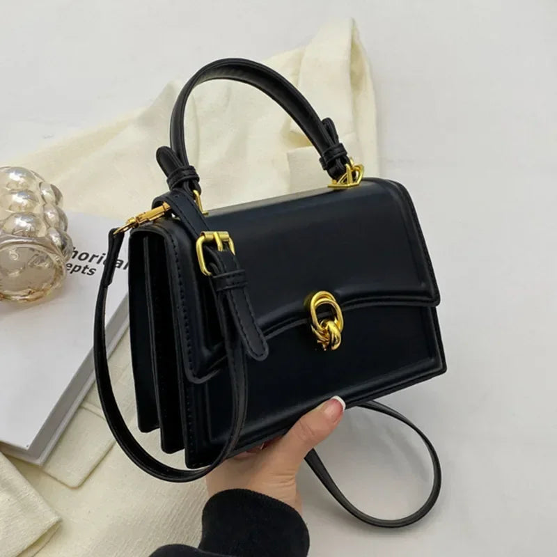 New Small PU Leather Crossbody Bags for Women | Simple Totes Shoulder Bag & Lady Luxury Brand Designer Handbags and Purses
