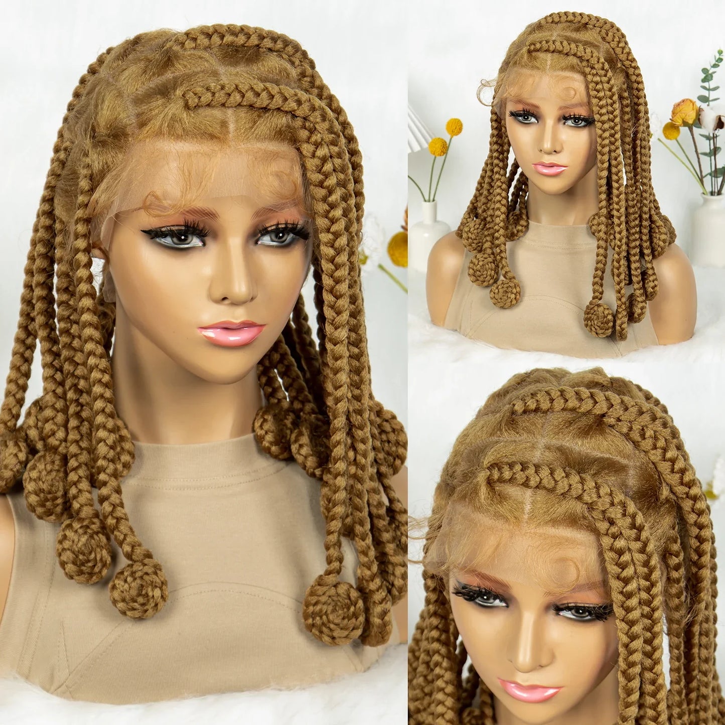 KIMA Chunky Knotless Bantu Box Braids Wig | Full Lace